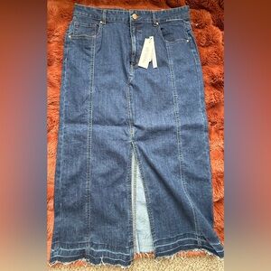 Rachel Zoe Blue Denim Skirt